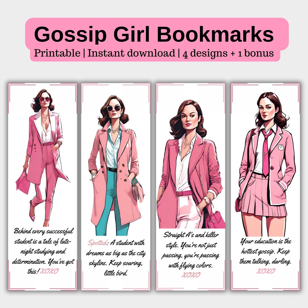 College Student Bookmark Printable Bookmarks Bookmarks for Women - Etsy