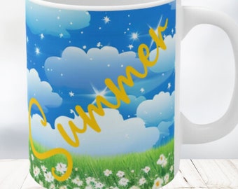 Summer Mug, Summer Gift, Summer Vacation Mug, Summer Vacation Gift, Summer Vacation Coffee Mug, Summer Coffee Mug, Summer Coffee Cup 11oz