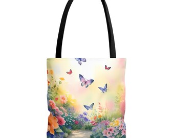 Tote Bag (AOP)  Boho Garden ToteBag