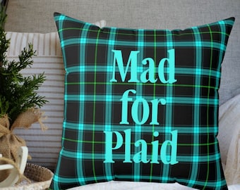 レインボーチェック柄クッション、マルチカラー屋内屋外装飾 - Etsy 日本
