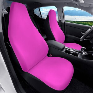 Pink Car Seat Covers Seat Protectors Universal Fit for Car or SUV (2 Pcs) image 6