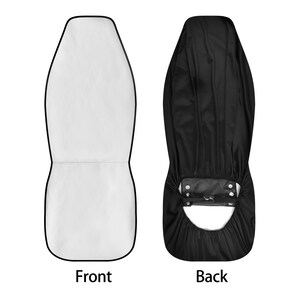 Pink Car Seat Covers Seat Protectors Universal Fit for Car or SUV (2 Pcs) image 3