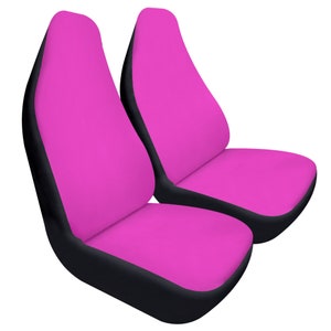 Pink Car Seat Covers Seat Protectors Universal Fit for Car or SUV (2 Pcs) image 2