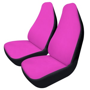 Pink Car Seat Covers Seat Protectors Universal Fit for Car or SUV (2 Pcs) image 5