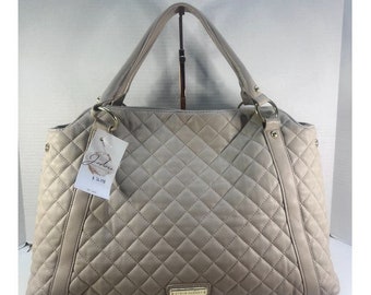 Beige grote Steve Madden handtas portemonnee Tote