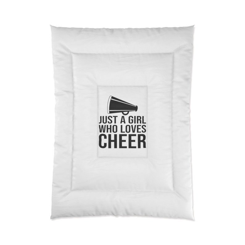 Just a girl who loves cheer Comforter image 5