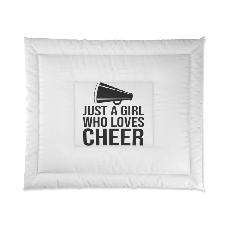 Just a girl who loves cheer Comforter image 7
