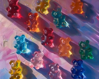 Natural Vegan Gummies Made with real Fruit! (No suagar added)