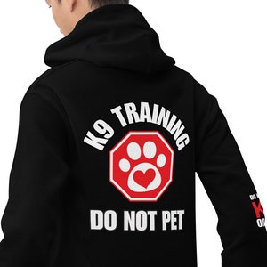 Dog Trainer Hoodie Reactive Dog Support Pullover Comfy Hoodie for Dog Lovers & Professionals Clothes for Dog Trainers