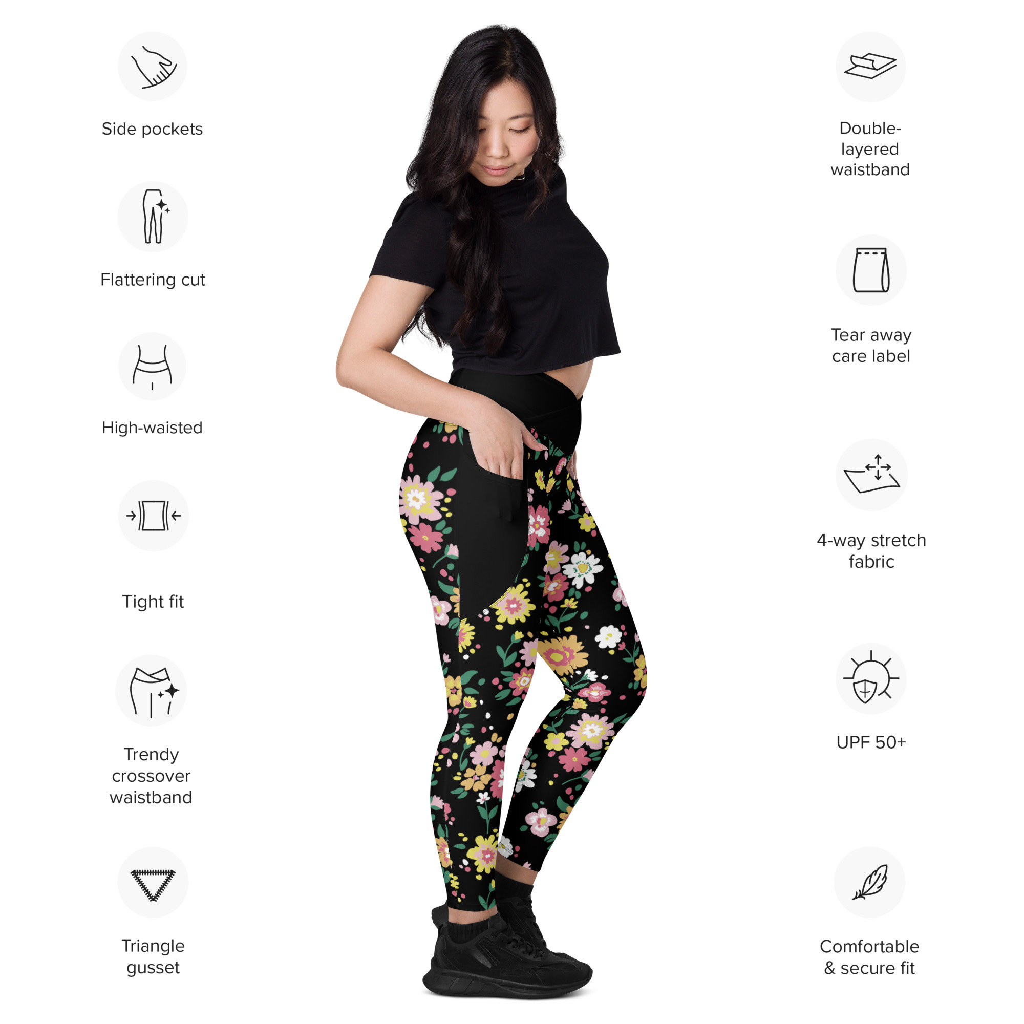 Flower Leggings -  Canada