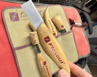 3D-geprinte mesbeschermer voor snijmes, beschermhuls (gespikkeld grijs of zwart) Flexcut