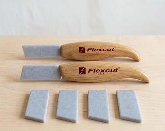 Protector de hoja para cuchillo de trinchar impreso en 3D, protector de funda para herramienta (gris moteado o negro) Flexcut