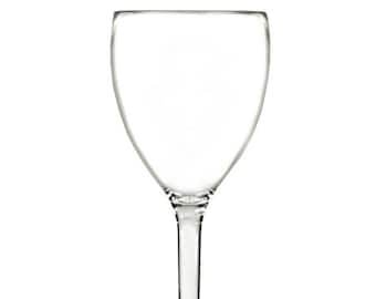 Virtually Unbreakable Large Polycarbonate Wine Glass Polycarbonate 312ml