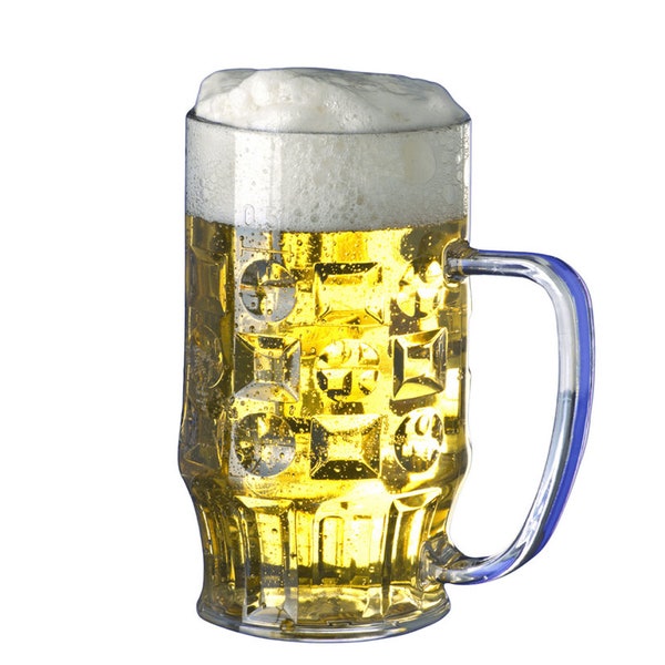 Hard Plastic Beer Stein 400ml 500ml 600ml