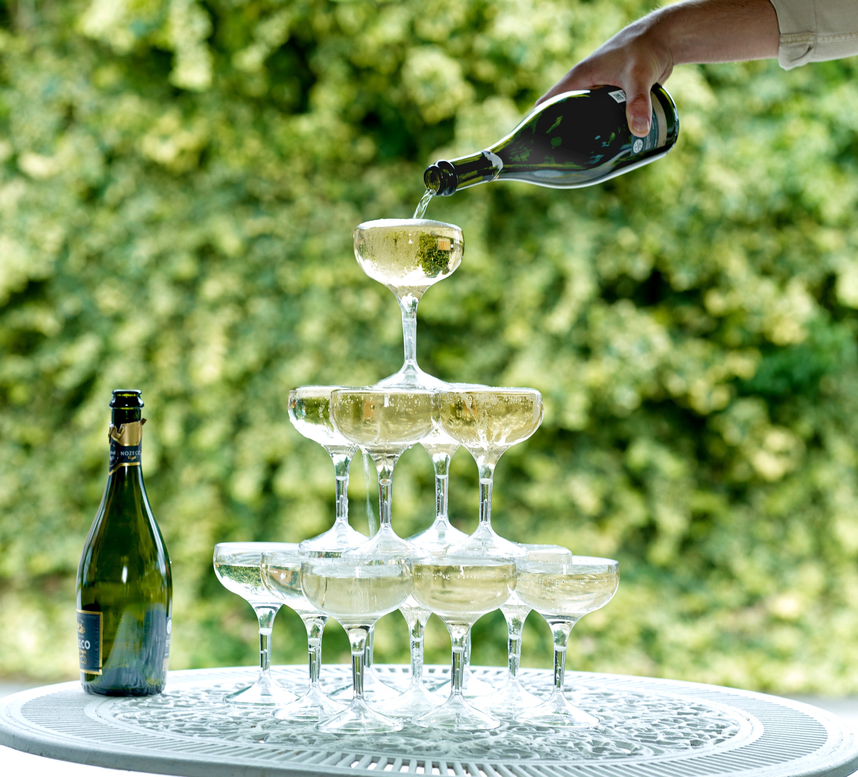 【美品】BLANC.. BM001 - CHAMPAGNE/Clear Unbreakable Polycarbonate Coupe Cocktail / Champagne Glass