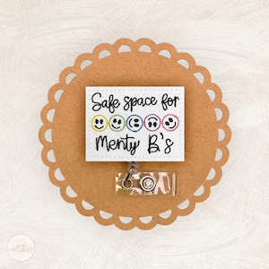 Safe Space For Menty B’s Badge Reel, Therapist Badge Reel, Psychiatrist Badge Reel, Badge Buddy, Retractable Badge Reel, Coworker Gift