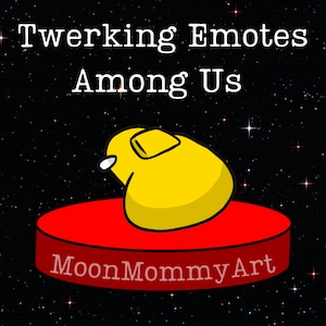 ALLE KLEUREN! Twerking Among Us Emote Alle Kleuren Twitch Discord Youtube Sus