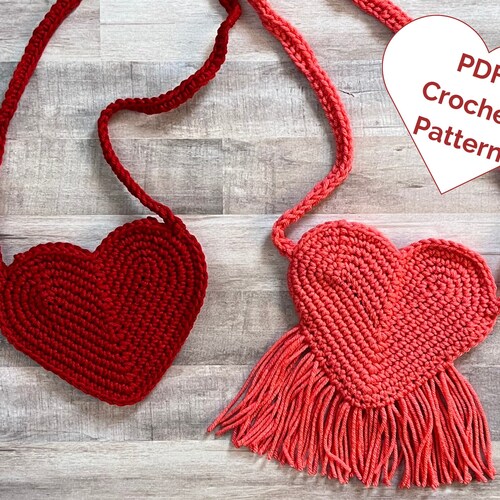 Heart Purse Crochet Pattern Etsy