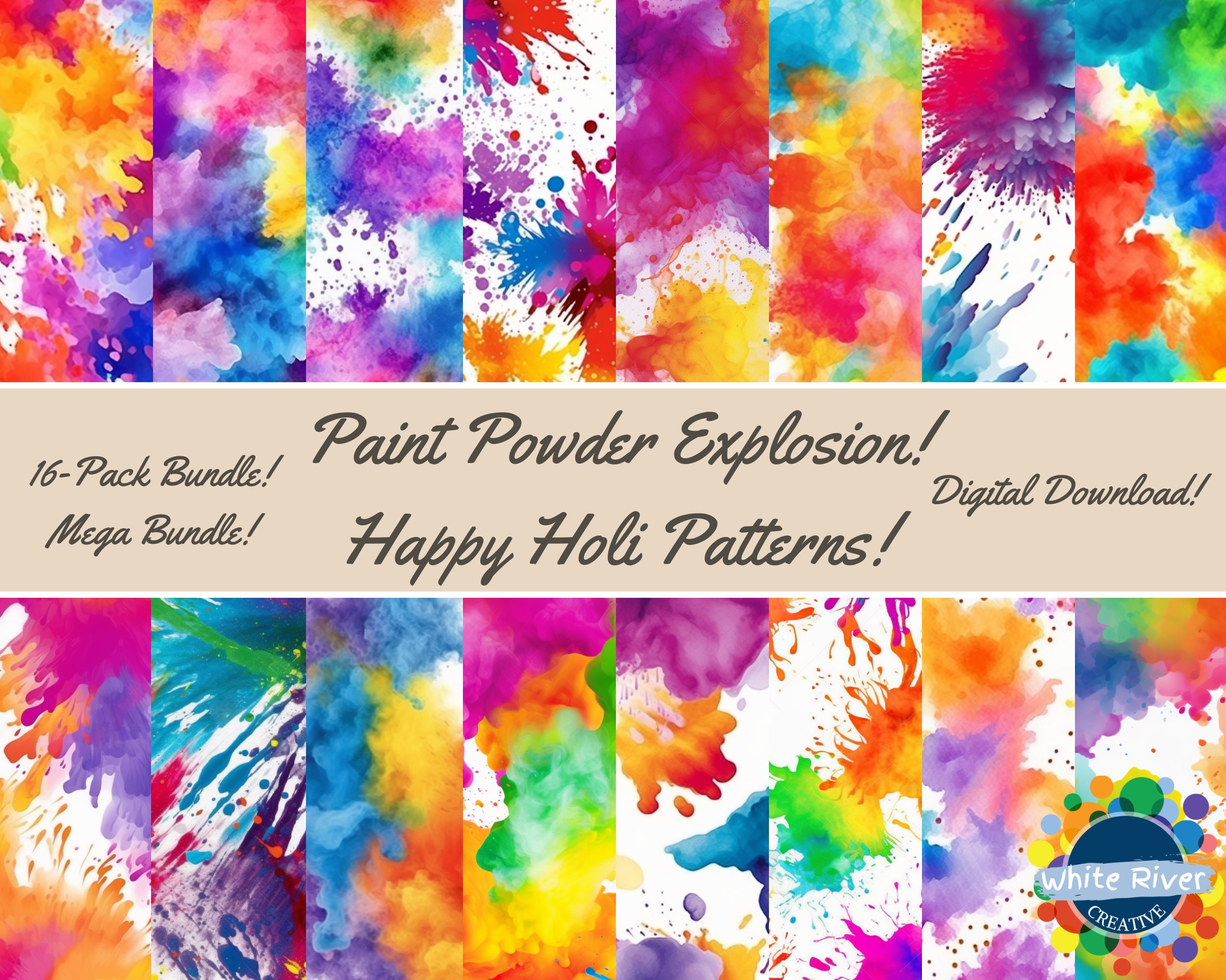 20 Pack 100g Holi Hooray! Color Powder - Pod Party – Jai Jai Hooray
