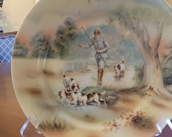 Royal Bayreuth Porcelain Hunting Plate
