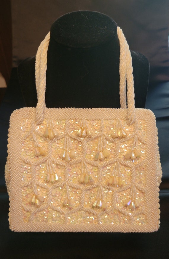 LaRegale Beaded Evening Bag Made in Japan Circa 19