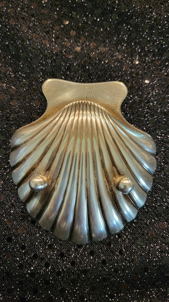 TIFFANY&Co. ティファニー　ソルトセラー Tiffany & Co. Sterling Silver Scalloped Shell Salt Cellar - Etsy
