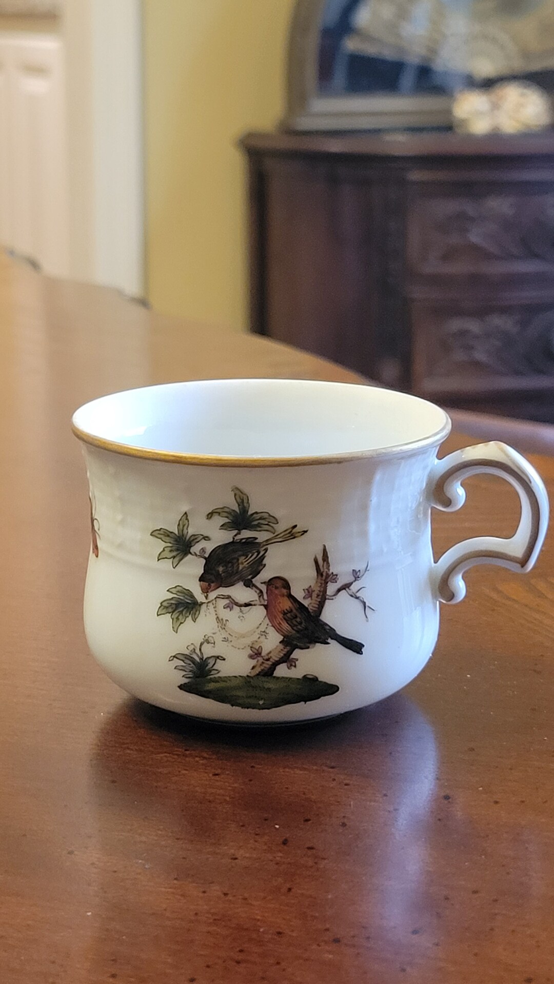 Herend Rothschild Birds Pattern Pot De Creme Cup 739 RO NO LID Etsy