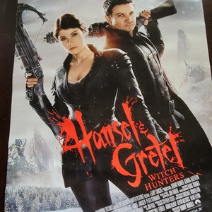 Movie Poster Hansel & Gretel Witch Hunters Original 2 Sided Poster