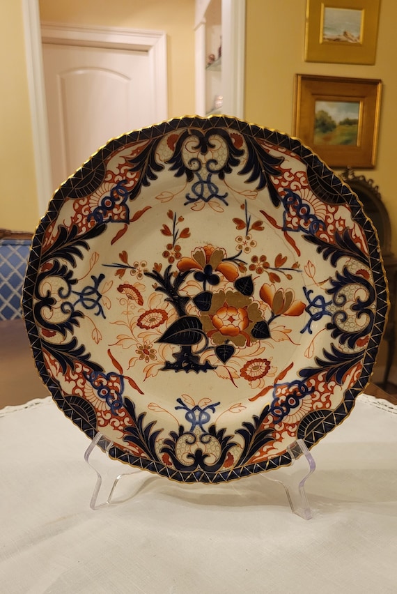 Antique Royal Crown Derby Dinner Plate Circa 1880's - Etsy
