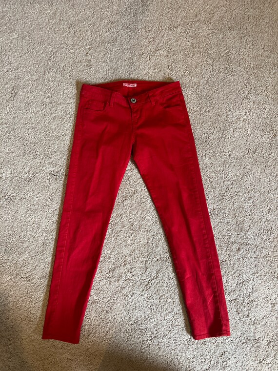 Vintage Guess jeans size 29 red