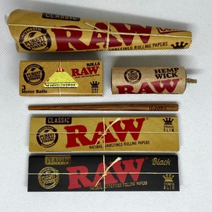BIGSMOKESUPPLIES - *New* - “RAW Mini Tray Gift Set” - Taste of USA (Rolling  Smoking Gift Set/Sweet Hampers Bundle) - RAWTHENTIC