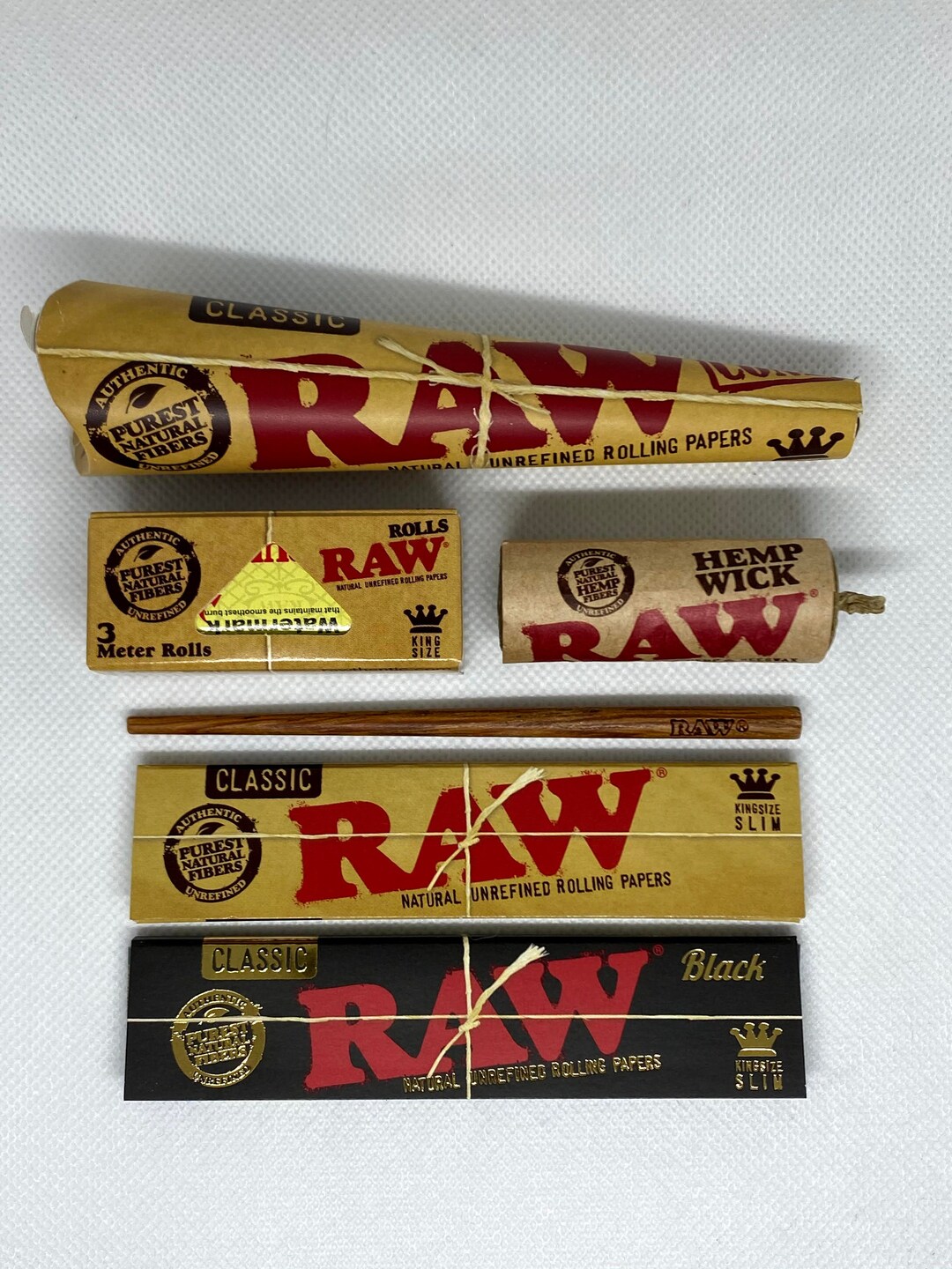 Raw Classic Rolling Paper Bundle Gift Set King Size Slim Etsy