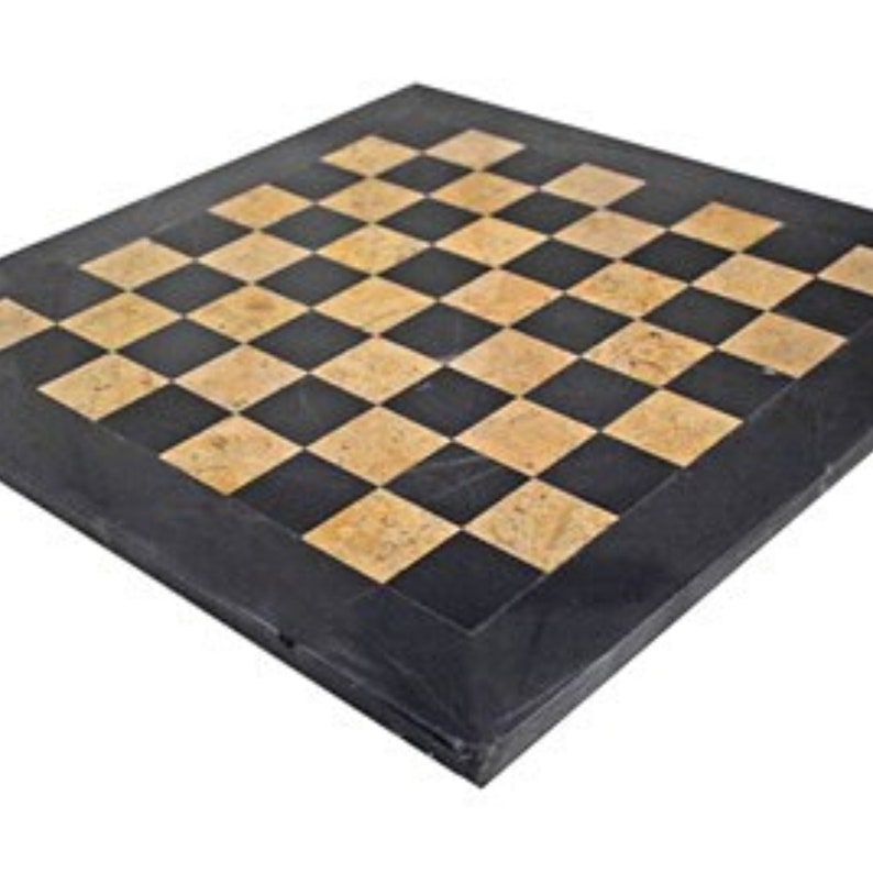 Marble Chess Set Brown White Marble Chess Board Game Best Etsy