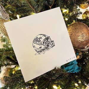 College Football Helmet sketch