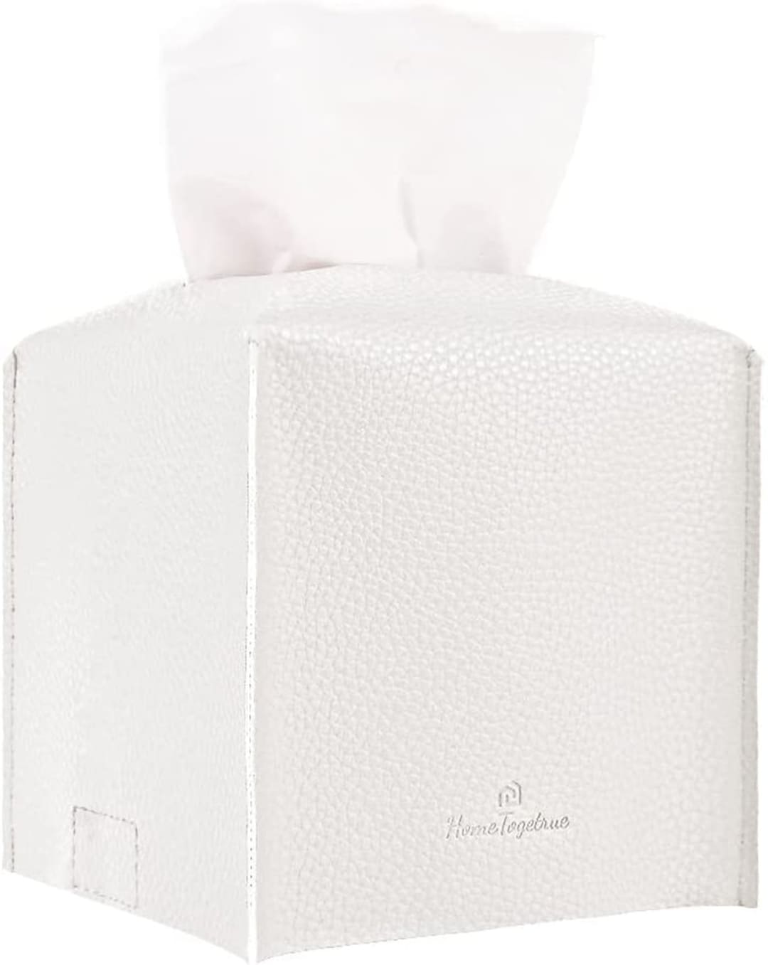 Tissue Box Cover White Tissue Box Holder Square PU Leather Etsy