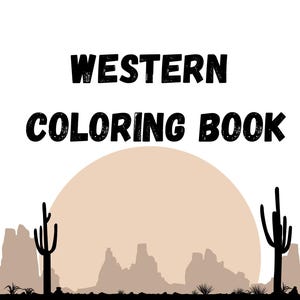 Cowboy coloring book