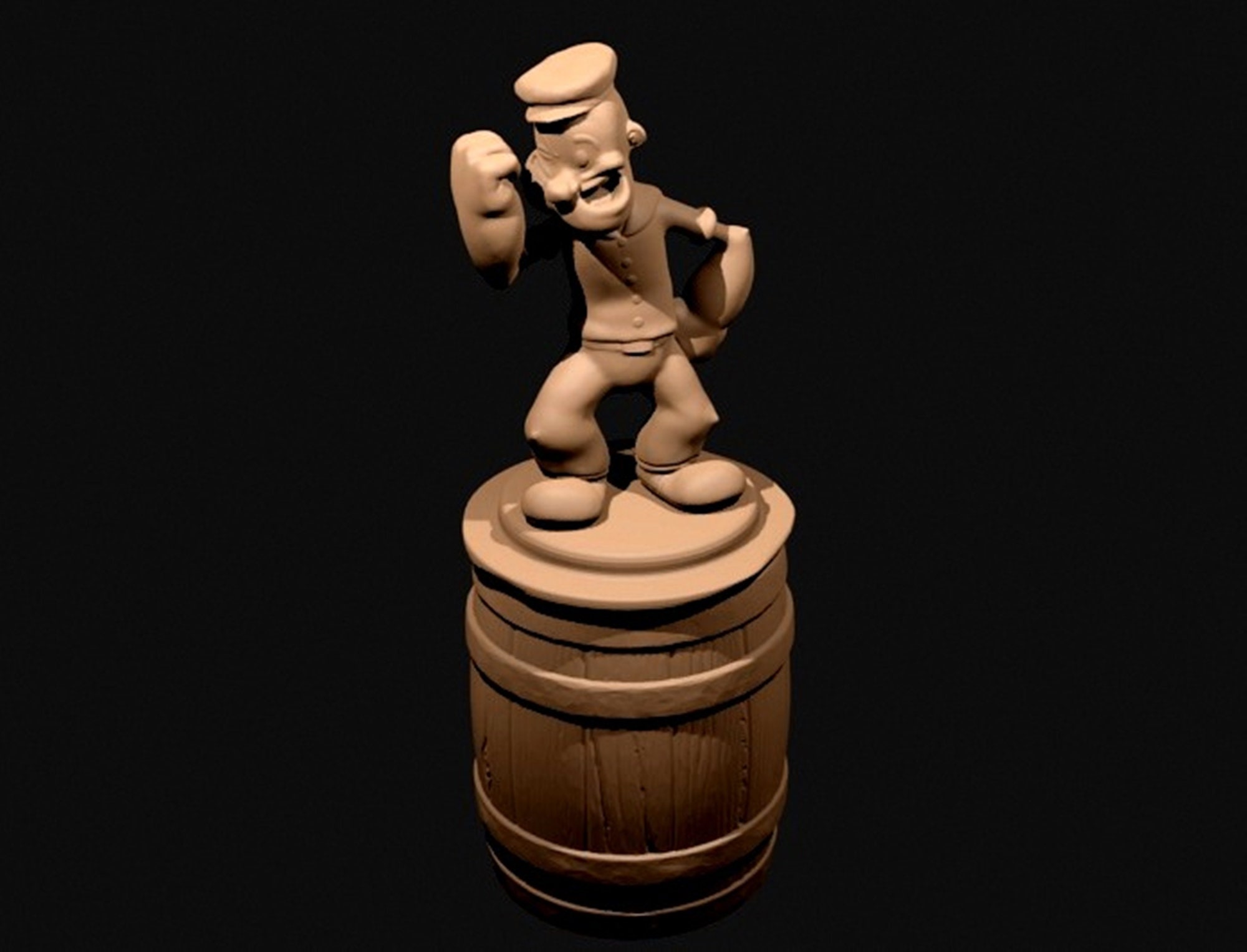 Popeye Statue - Etsy