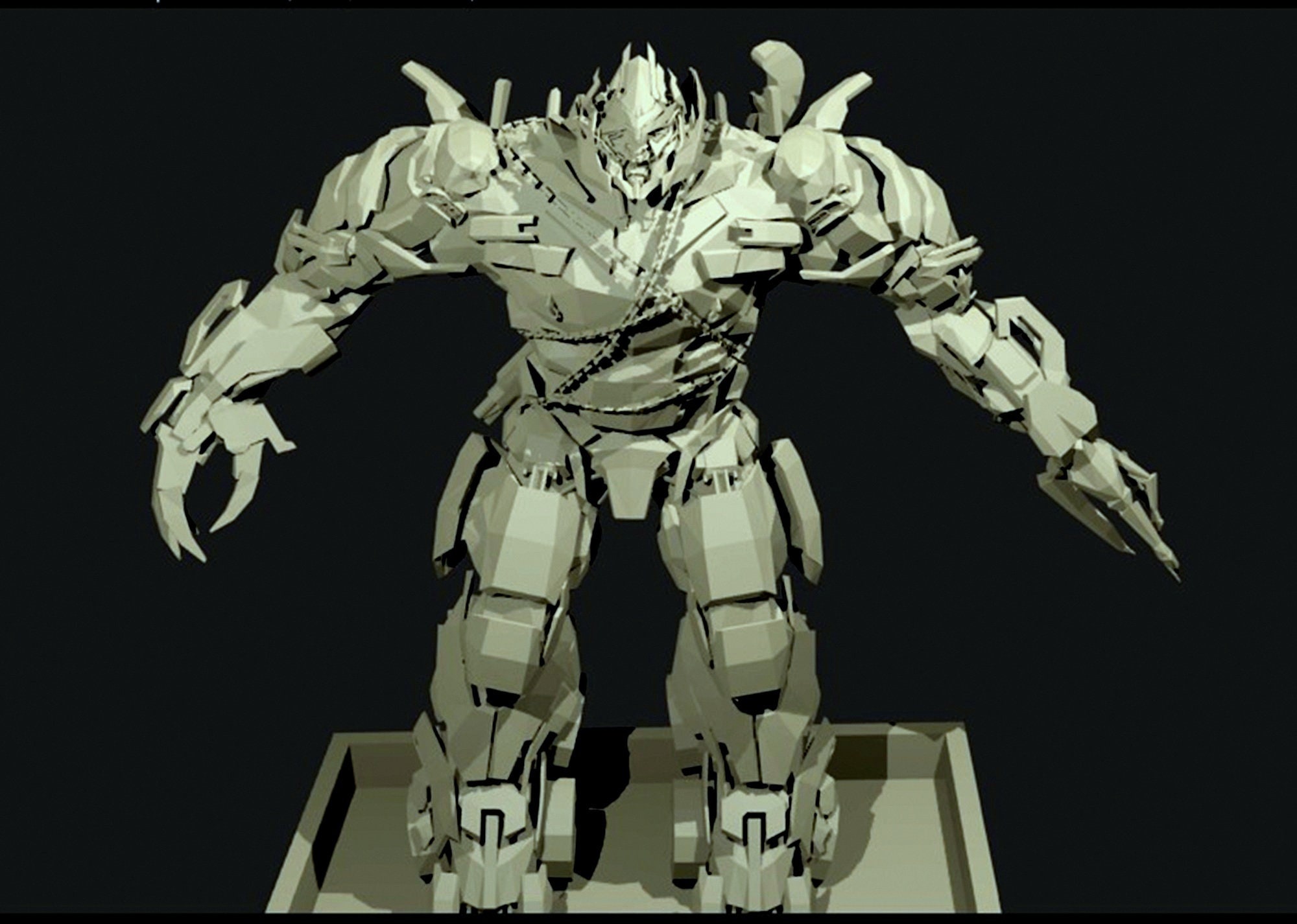 Free STL file 1986 Movie Megatron's Blade 🎬・3D printable design