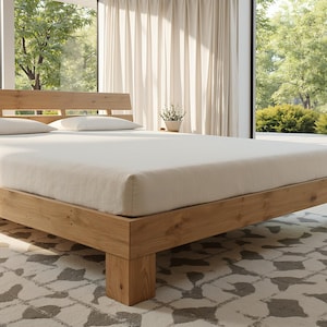 Build a Sturdy King Size Bed Frame (200x180mm): Modern Woodworking Designs – Printable PDF Included