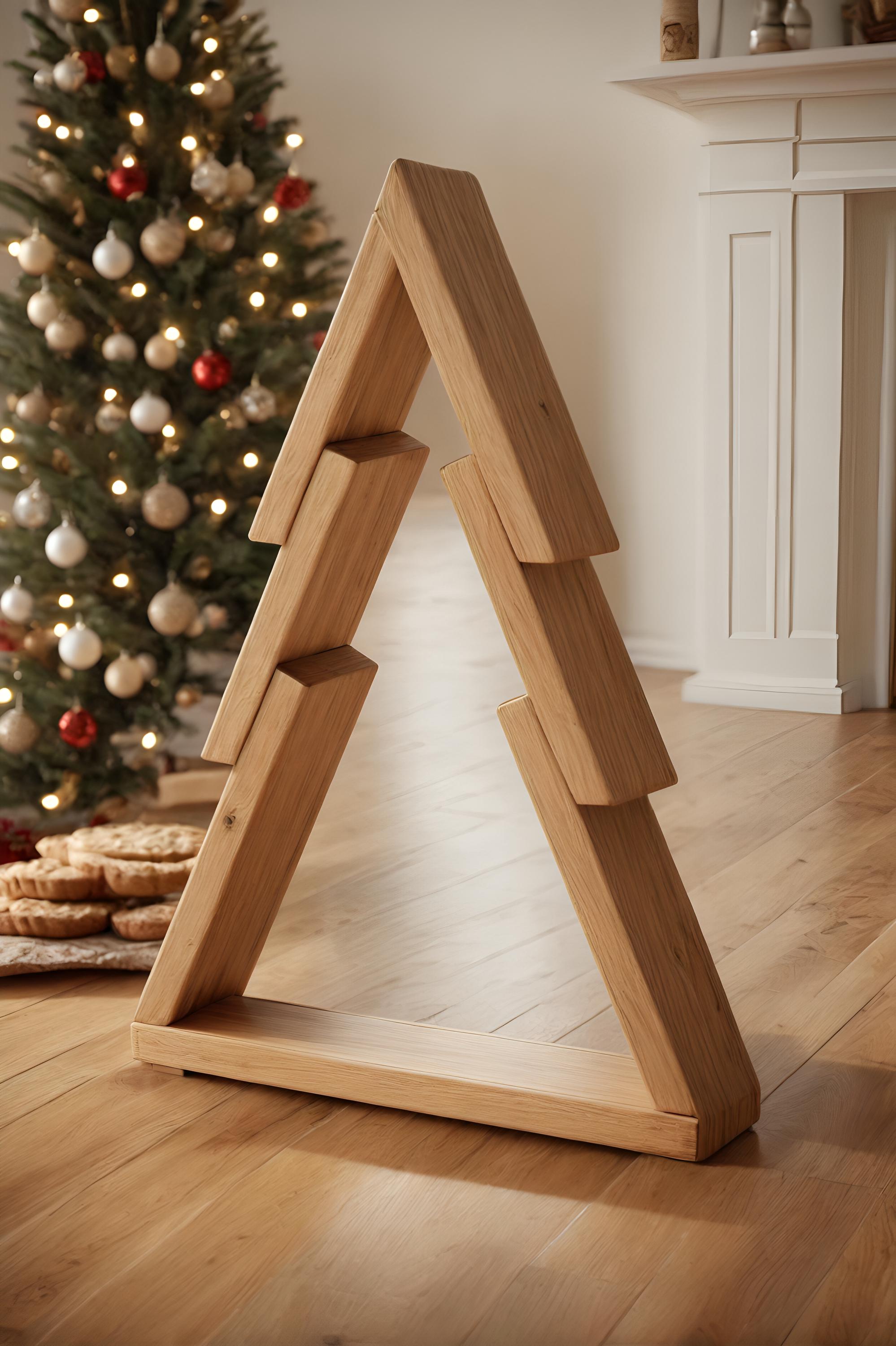 木製クリスマスツリーの設計図 – 高さ26インチ（62 cm） – PDF
