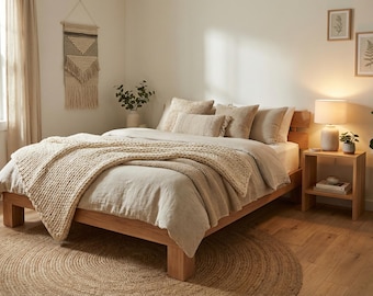 Build a Sturdy King Size Bed Frame (200x180mm): Modern Woodworking Designs – Printable PDF Included