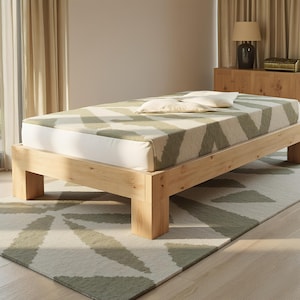 Zwilling XL Bettrahmen Plan 100cmx80cm | DIY Holzbearbeitungsprojekt