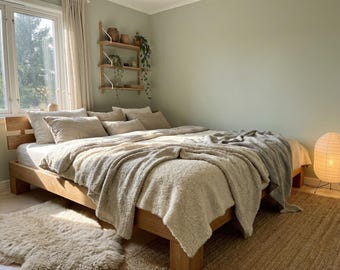 Alaskan King Shorty Bed Frame Plan: DIY Woodworking (PDF)