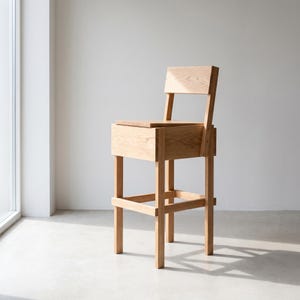 Plywood Bar Stool Plans | DIY Bar Chair Blueprint