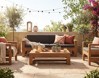 Outdoor Sofa Plans, DIY Patio Seating PDF Guide