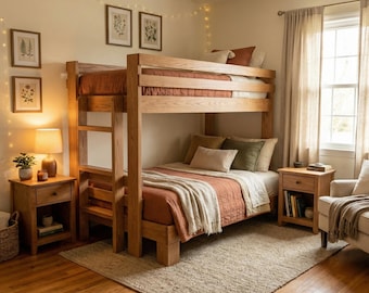 bunk bed plans Twin Over Full, Digital Woodworking PDF