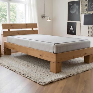 Single size bed 200x90 mm | DIY project wood bed download