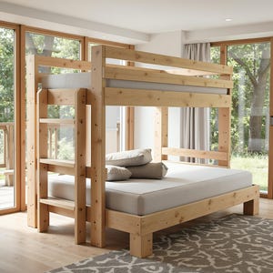 Stapelbed: zelfgemaakt houtbewerkingsplan (pdf)