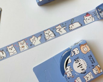Kawaii Polar Bear Washi Tape - Cute Decorative Tape for Scrapbooking, Kids Crafts, Bullet Journals