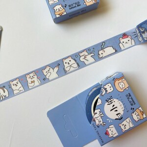 Kawaii Polar Bear Washi Tape - Cute Decorative Tape for Scrapbooking, Kids Crafts, Bullet Journals